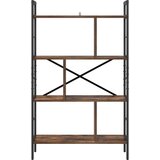  Polica Dimljeni hrast 75 x 30 x 123 5 cm Konstruirano drvo | shoptok.hr