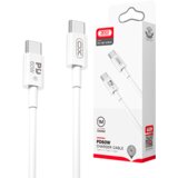  USB kabal XO NB-Q190B PD USB-C to USB-C 60W 2m White | Eponuda.ba