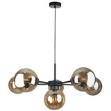  Luster na sajli KALIOPE II 6xE14/50W/230V crna/dimljeno bež | Eponuda.com