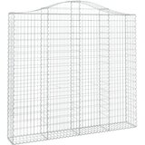  Lučne gabionske košare 5 kom 200x30x180/200cm pocinčano željezo | shoptok.hr