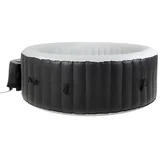 Prenosni napihljivi Bubble Spa jacuzzi črno bela Ben