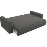 Makamii Temno siva žametna raztegljiva/s prostorom za shranjevanje sedežna garnitura 238 cm Kapua – | Shoptok.si