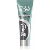 Signal White Now Detox Charcoal belilna zobna pasta z aktivnim ogljem 75 ml