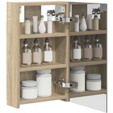  Kupaonski ormar s ogledalom Sonoma hrast 30 x 10,5 x 50 cm | shoptok.hr