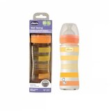 Chicco WB STAKLENA FLAŠICA 240ML, SILIKON,UNI.