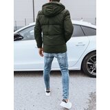 DStreet Zimowa pikowana kurtka męska zielona | shoptok.hr