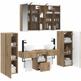  Set namještaja za kupaonicu 6 pcs Hrast artisan | shoptok.hr