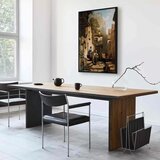  Slika - Carl Spitzweg – Im Dachstübchen 60x90 U crnom drvenom okviru | shoptok.hr