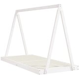  Okvir za dječji krevet bijeli 90 x 200 cm od masivne borovine | Eponuda.com