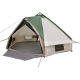 Šator Teepee za 6 osoba Zelena i bijela 431 x 366 x 185 cm | shoptok.hr