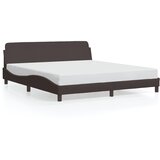 Maison Chic Posteljni okvir - Dvoposteljna postelja - Zakonska postelja brez vzmetnice temno rjav 180x200 cm blago-J4344, (21768376) | Shoptok.si