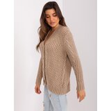 BADU Sweater-BA-SW-8001-1.16P-dark beige | Shoptok.si