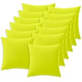  Jastuk s jastukom HEERLEN 12 kom. Svijetlo zelena. Poliester - Svjetlozelena 45 x 45 cm 12 | shoptok.hr