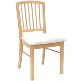  Trpezarijske stolice 2 pcs Prirodna 50 x 52 5 x 91 cm | shoptok.hr