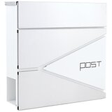 Bel poštni nabiralnik + inox dodatki | Shoptok.si