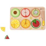 Classic World drveno voće za rezanje na čičak + učenje razlomaka i dijeljenja montessori 23 kom. | shoptok.hr