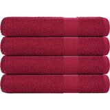 vidaXL Brisače 4 kos bordo 100x200 cm 360 g/m² 100% bombaž Cene