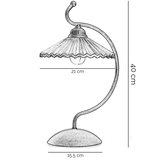  ONLI - Stona lampa ROSINA 1xE14/6W/230V bronzana | Eponuda.com