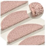  Tepisi za stepenice 15 kom svjetloružičasti 56 x 17 x 3 cm Cijene