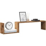 vidaXL Stenske police 2 kosa starega lesa 100x15x20 cm inženirski les | Shoptok.si