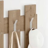 Livetastic Stenski Obešalnik Wave, Barva Oreha | Shoptok.si