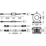 Osram RGB prigušiva spoljašnja LED traka FLEX 20m LED/135W/230V IP65 + DO | Eponuda.com