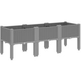  Vrtna sadilica s nogama svjetlosiva 120 x 40 x 42 cm PP | shoptok.hr