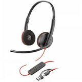 HP Blackwire 3325 Stereo Microsoft Teams USB-C slušalke + 3,5 mm vtič + USB-C/A adapter 8X222AA, 214017-101 Cene