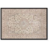  Slika - Sand carpet - worn Persian carpet with rich decorative motifs 90x60 U crnom drvenom okviru | shoptok.hr