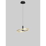 Wofi 6016-104L - led luster sa prigušivačem na sajli brest LED/19W/230V crna/zlatna | Eponuda.com
