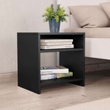  Noćni ormarići od iverice 2 kom crni 40 x 30 x 40 cm Cijene