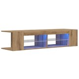 TV ormarić s LED svjetlima Artisan hrast 90x39x30 cm | shoptok.hr