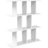 vidaXL Zidna polica Bijela 80 x 20 x 96 cm Konstruirano drvo - Bijela | shoptok.hr