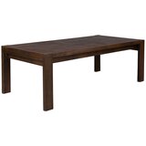Dutchbone Klubska mizica iz masivnega lesa v temni naravni barvi 60x120 cm Bruneau – | Shoptok.si