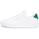 Tommy Hilfiger Niske tenisice 'Court Ess' zelena / bijela | shoptok.hr