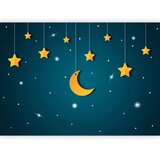  Foto tapeta - Skyline - turquoise night sky landscape with stars for children 450x315 Vodootporna | shoptok.hr