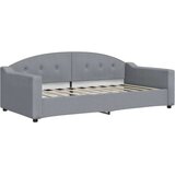 vidaXL Dnevni krevet svjetlosivi 90 x 190 cm od tkanine | shoptok.hr