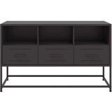 vidaXL TV omarica črna 100,5x39x60,5 cm jeklo | Shoptok.si