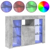  Kotni LED TV ormar 100x40x68cm Betonski sivi Konstruirano drvo | shoptok.hr