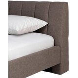 P & B OBLAZINJENA POSTELJA x , tekstil, leseni material rjava | Shoptok.si