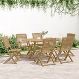  7-dijelni vrtni blagovaonski set od masivnog bagremovog drva | shoptok.hr
