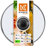 KADAX stekleni pokrov 26 cm univerzalni toplotno odporen pokrov za lonce in ponev, (5000356010) Cene