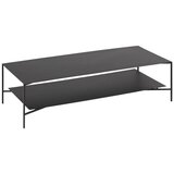 Kave Home Črna jeklena mizica 60x140 cm Azisi – Cene