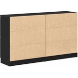  Kreveta 2 pcs Crni hrast 60 x 30 x 70 cm Konstruirano drvo | shoptok.hr