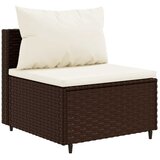  8-dijelni set vrtnih sofa s jastucima smeđi od poliratana | shoptok.hr