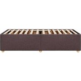 vidaXL Posteljni okvir temno rjav 90x200 cm blago, (21292521) | Shoptok.si