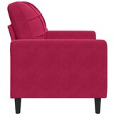  Fotelja crvena boja vina 60 cm baršunasta | shoptok.hr