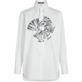 Karl Lagerfeld Bluza črna / bela | Shoptok.si
