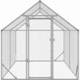 Kavez za piliće Srebrno 400 x 170 x 177 cm Cinkani čelik | shoptok.hr