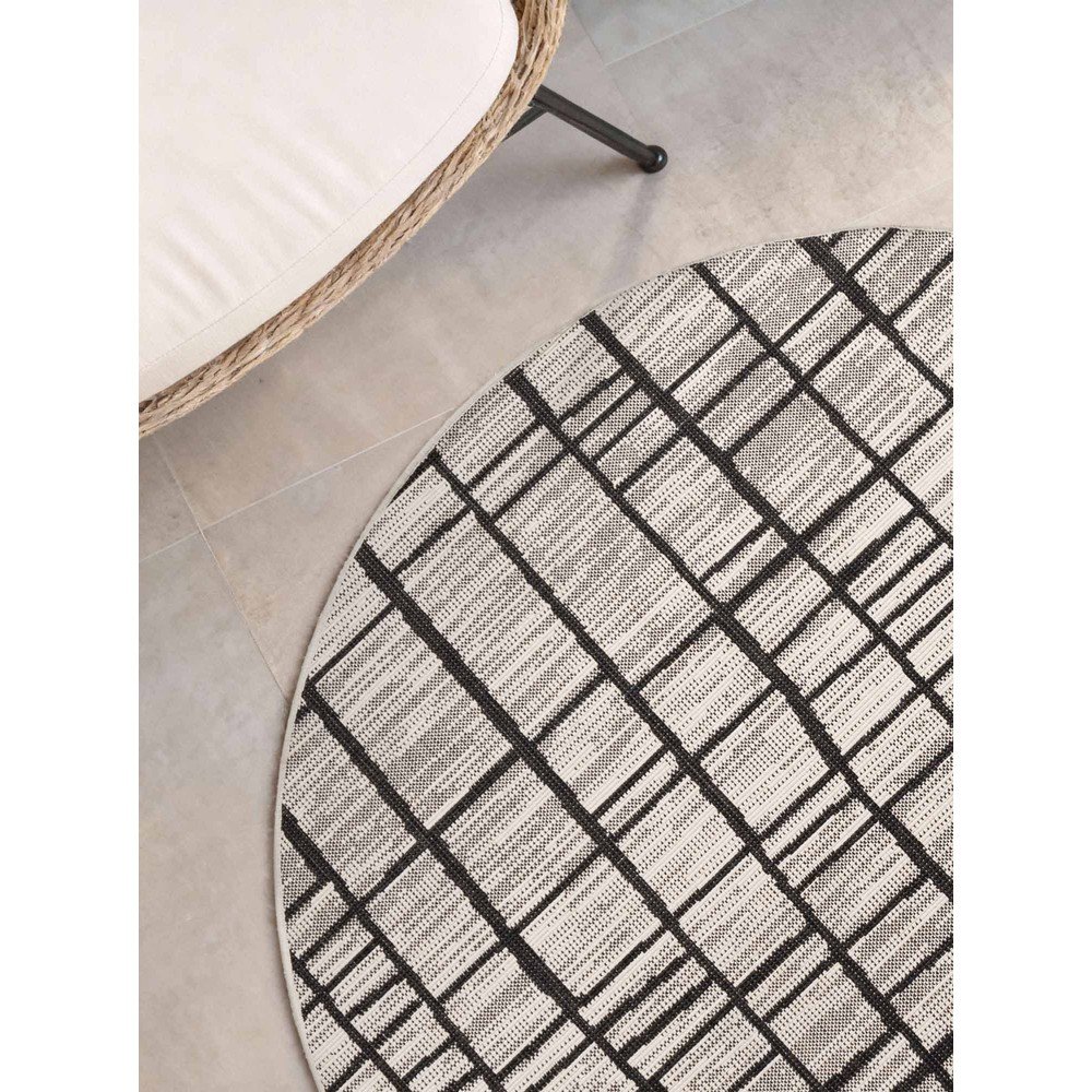 Ted Baker Crni/krem okrugao unutarnji i vanjski tepih ø 200 cm Haringey Crouch – | shoptok.hr
